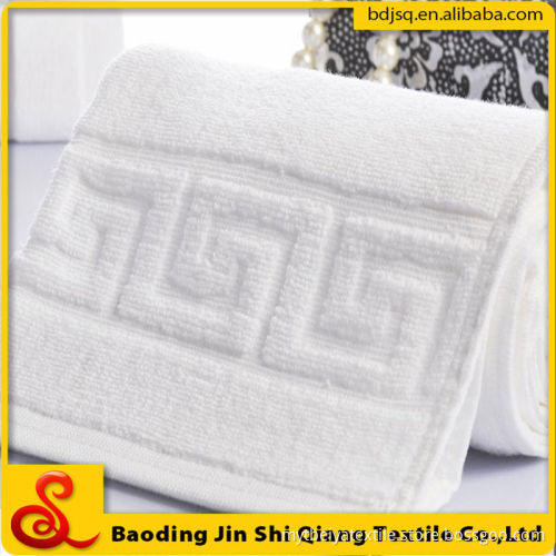 Wholesale High-quality White color 100% Cotton towel Set , Dobby Jacquard towel set